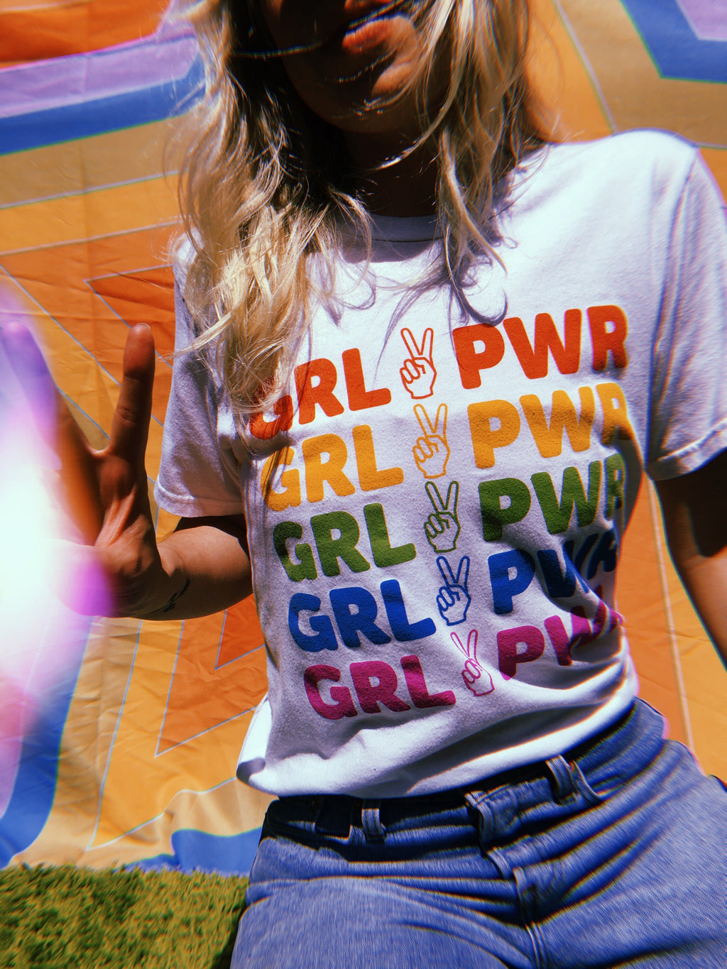 girl power rainbow tee - 10