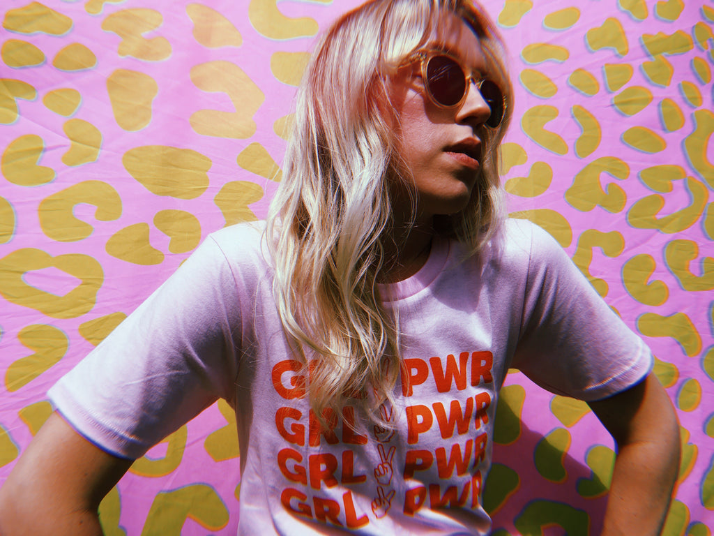 girl power tee pink - 11