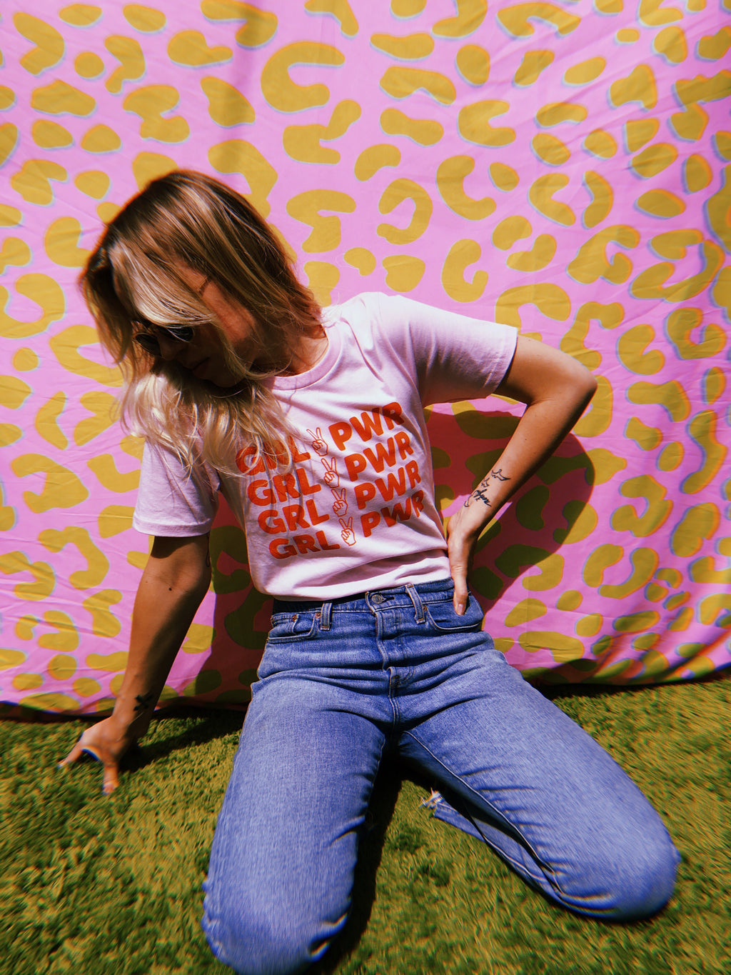 girl power tee pink - 5