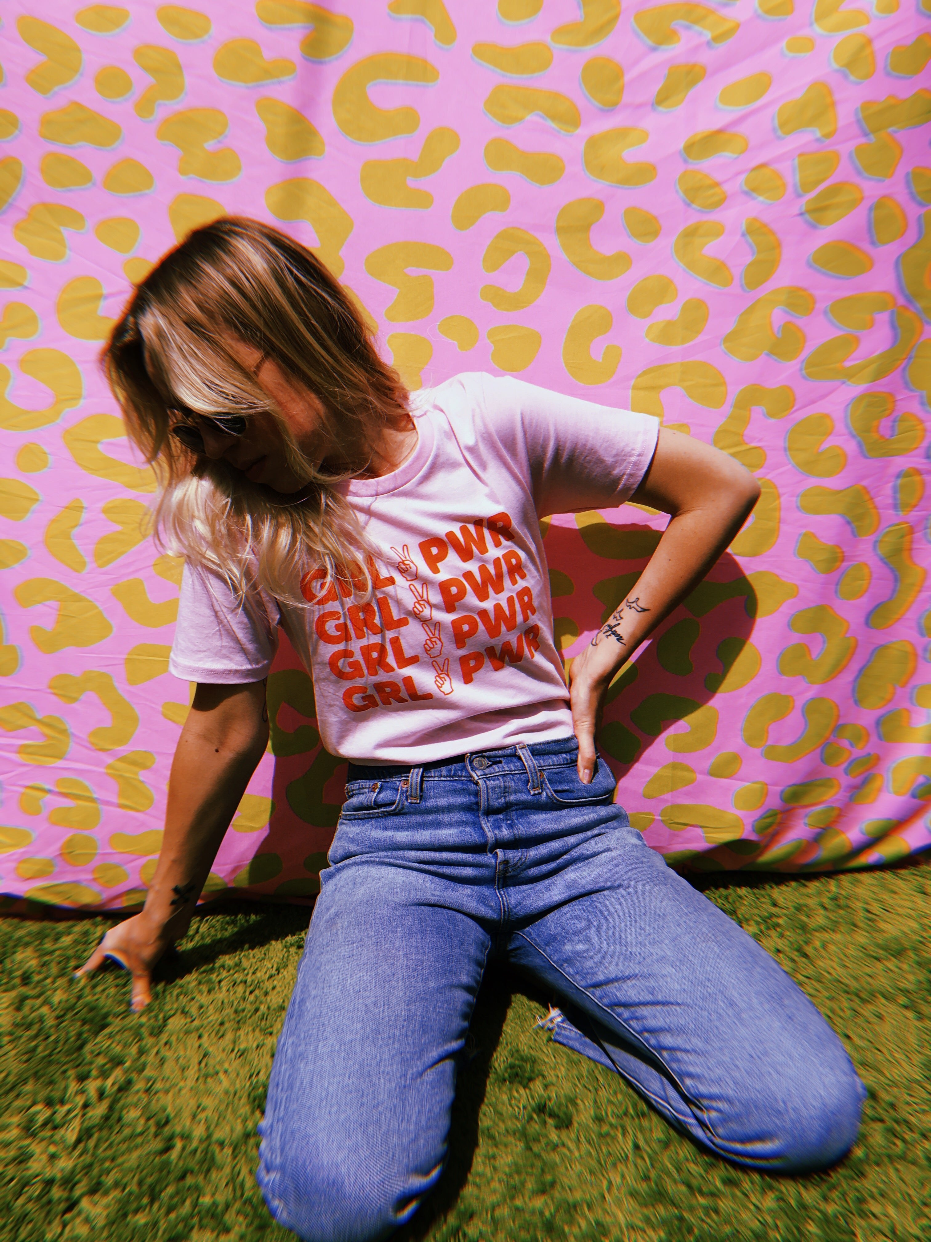 girl power tee pink - 5