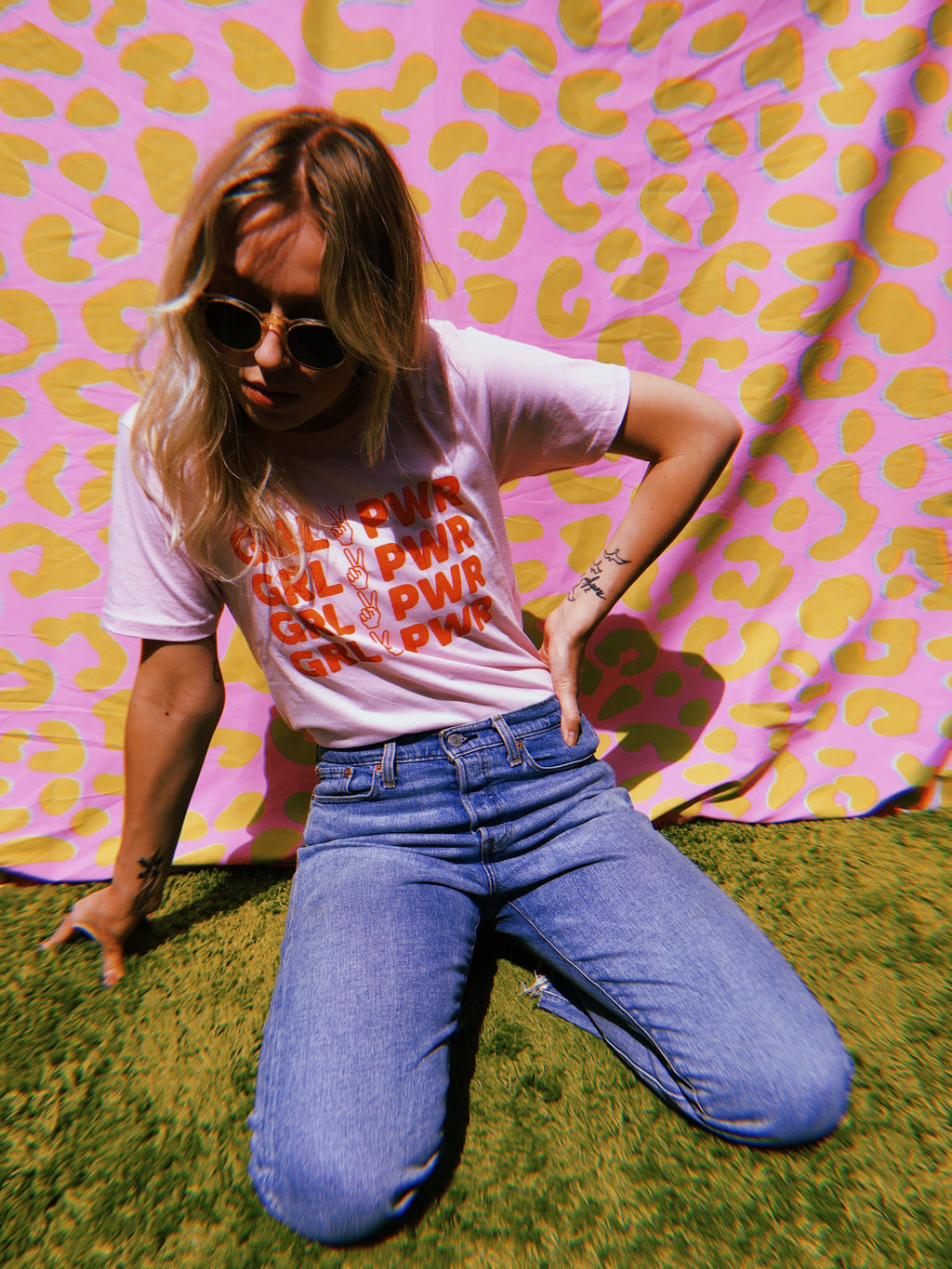 girl power tee pink - 12