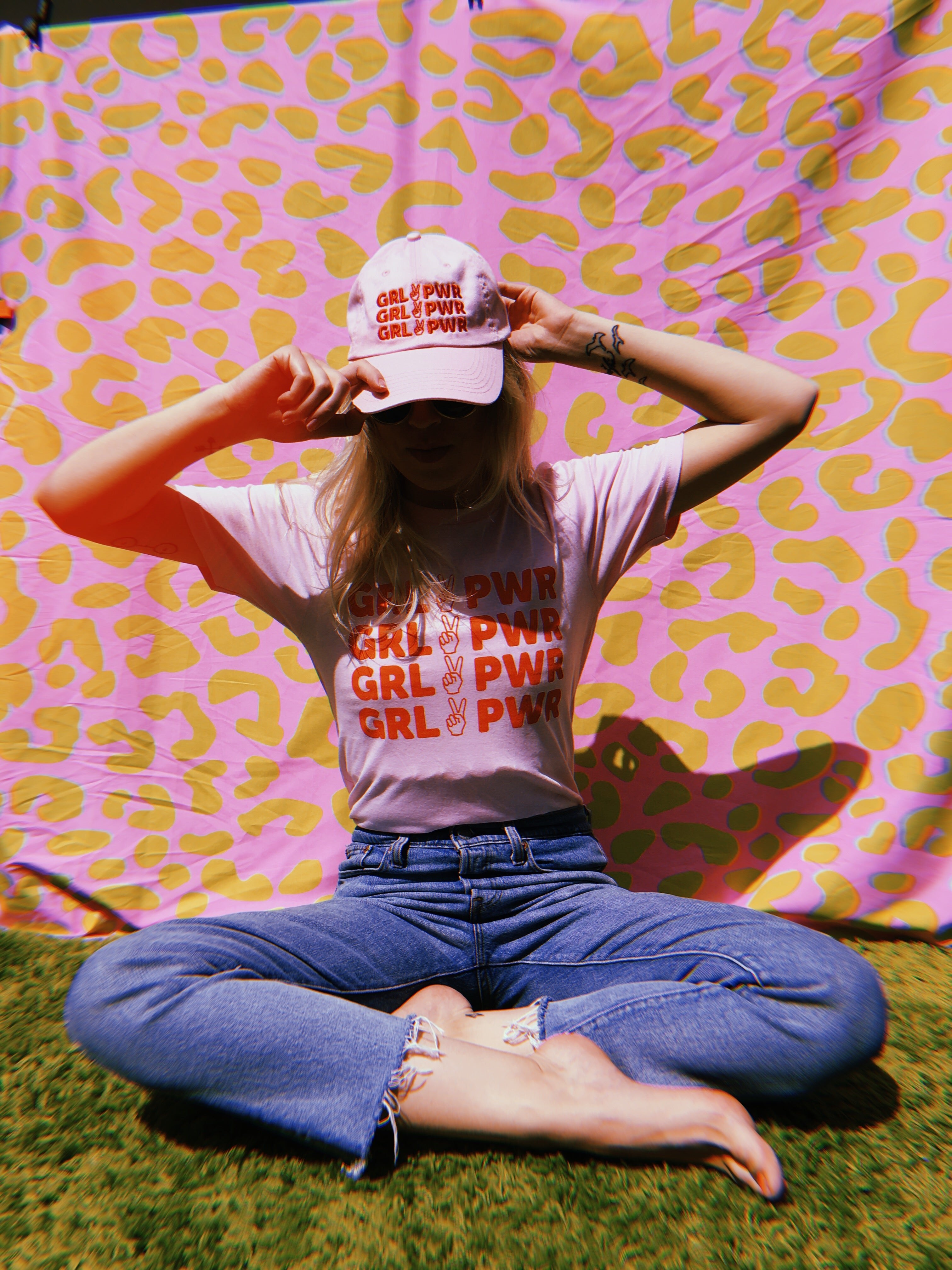 GIRL POWER Baseball Cap - Light Pink - 10