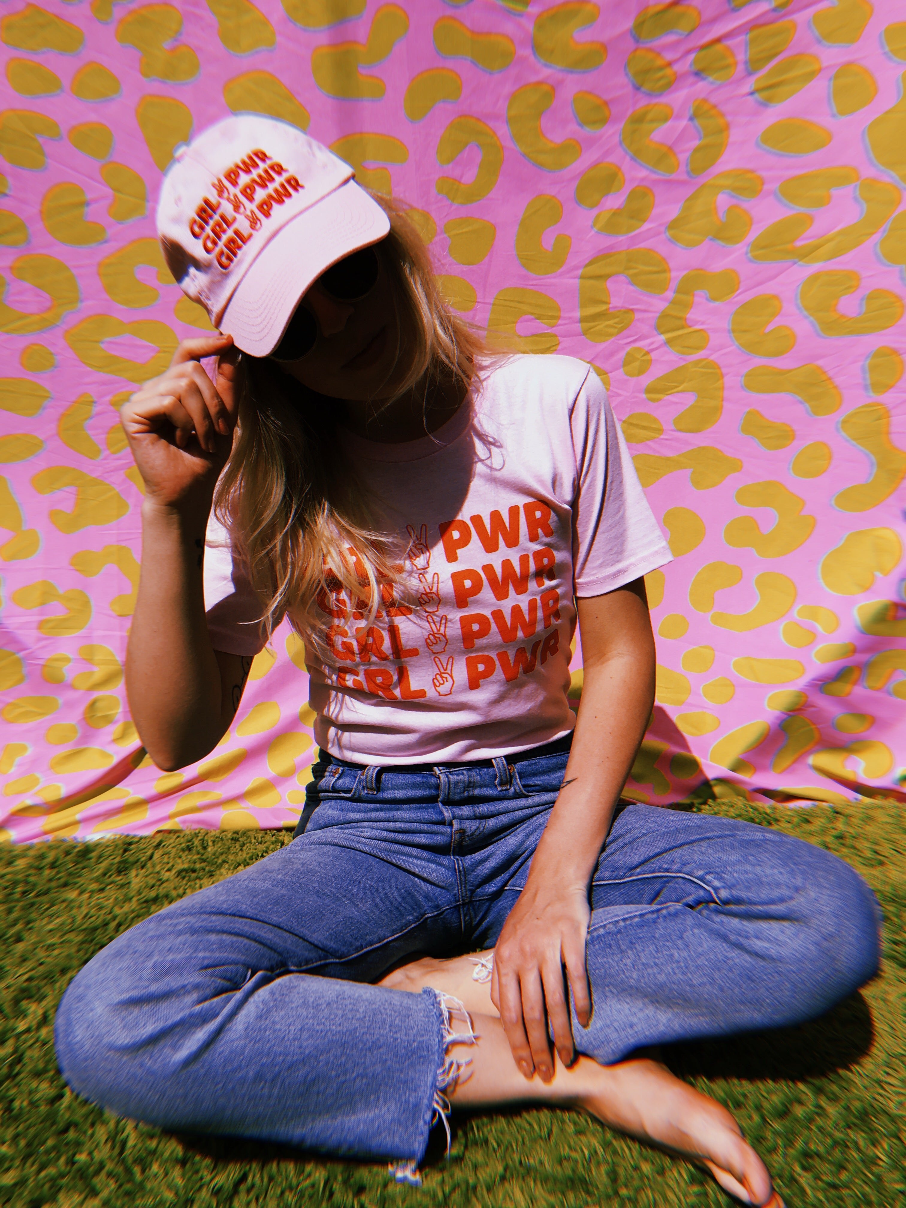 GIRL POWER Baseball Cap - Light Pink - 13