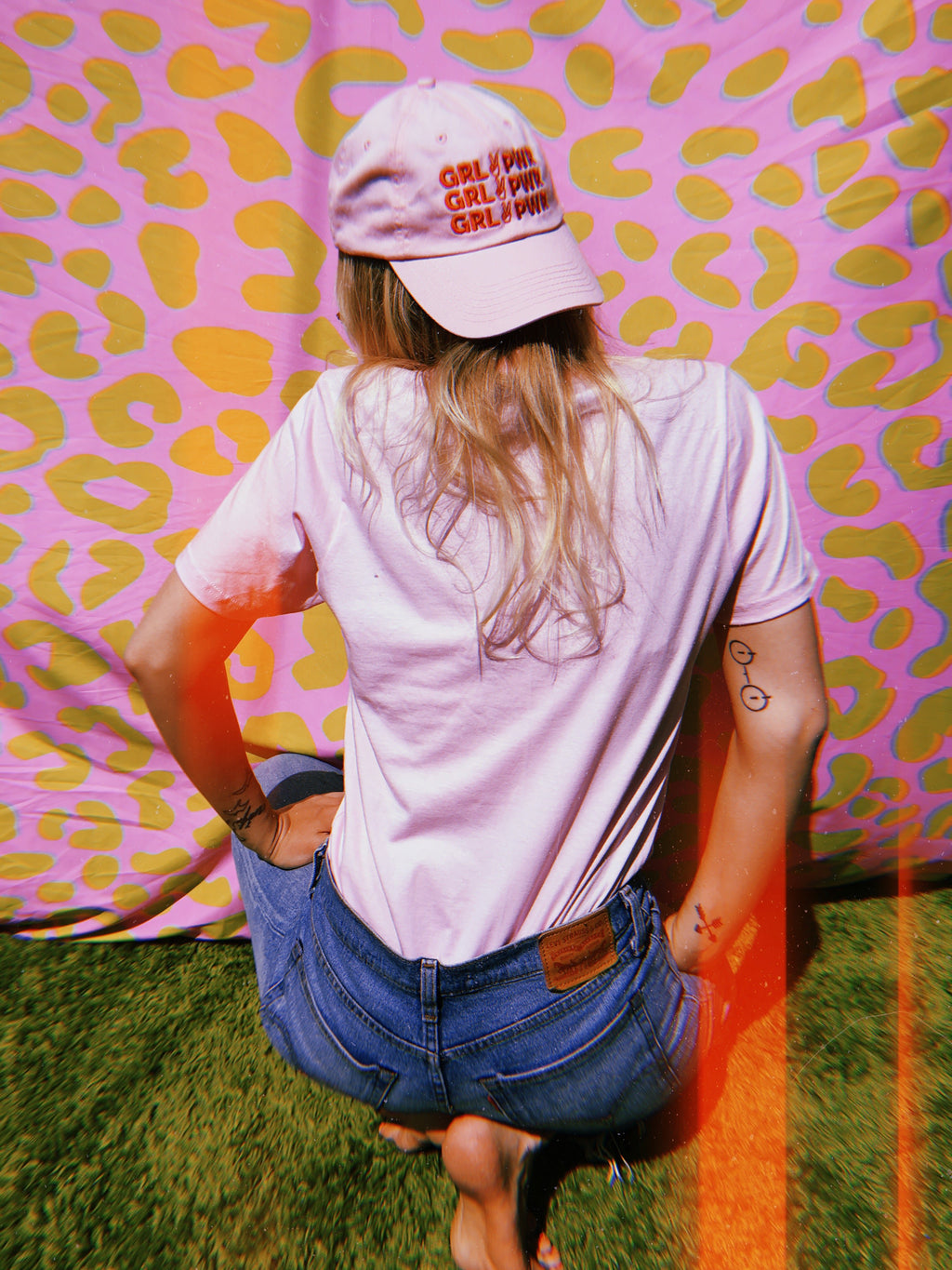 GIRL POWER Baseball Cap - Light Pink - 6