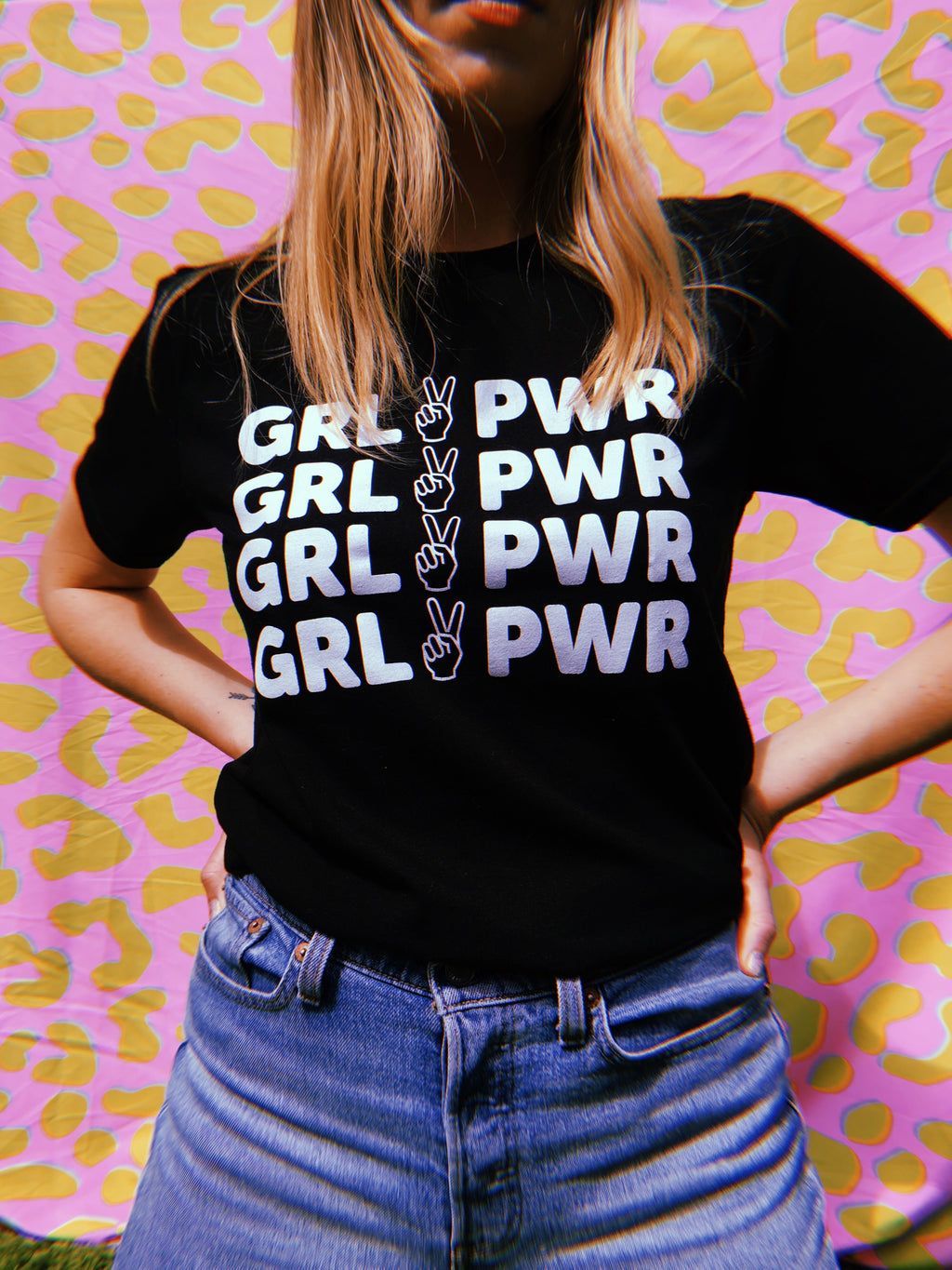girl power tee black - 10