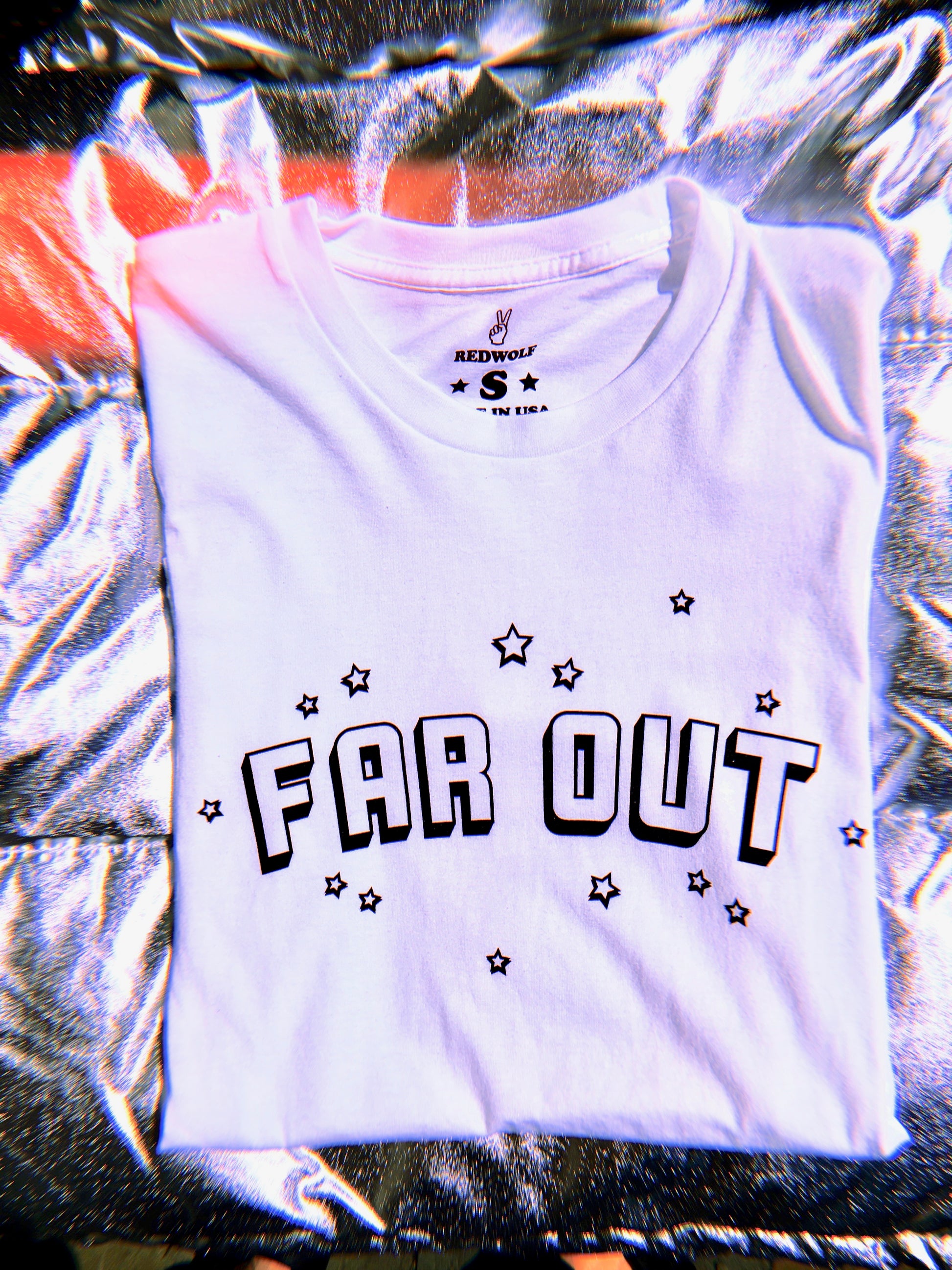   - FAR OUT TEE - REDWOLF