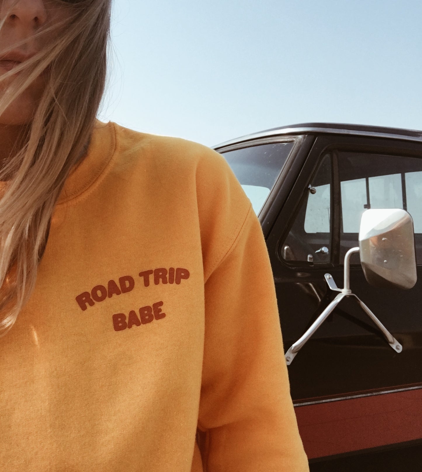  sweatshirt - ROAD TRIP BABE SWEATSHIRT - REDWOLF