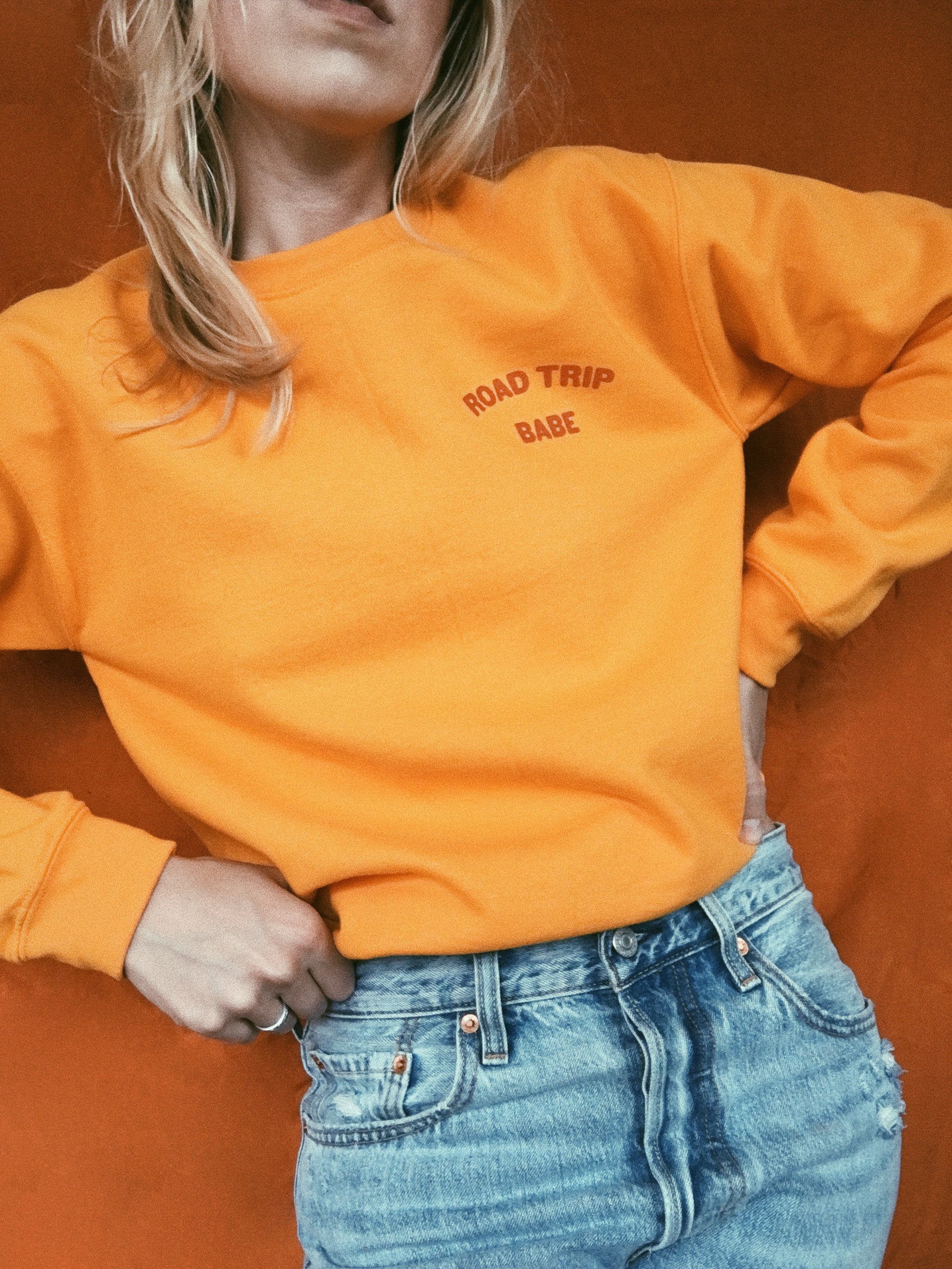 road trip babe sweatshirt - 11