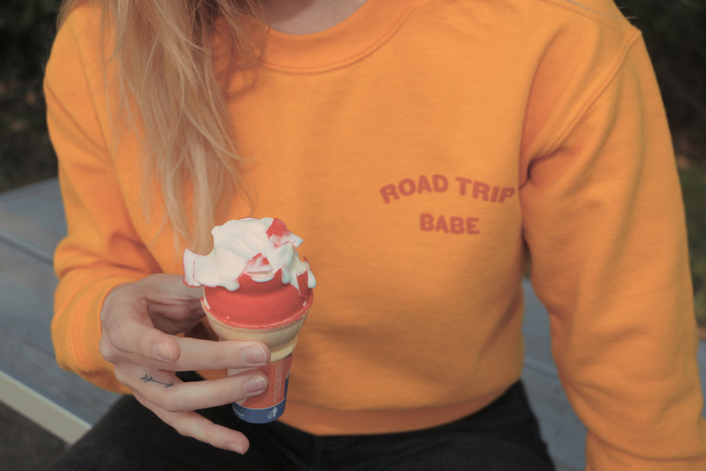 road trip babe sweatshirt - 9