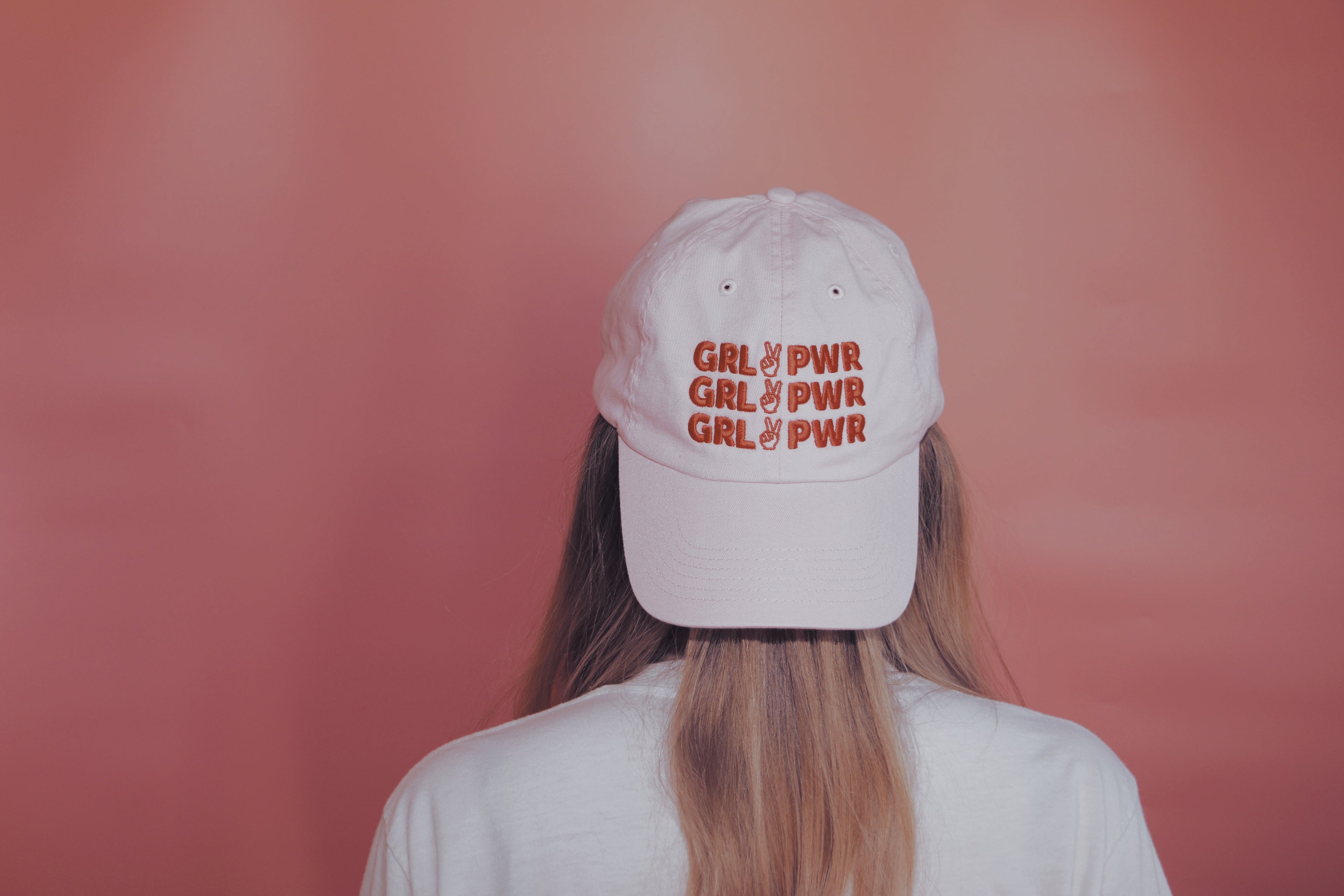 GIRL POWER Baseball Cap - Light Pink - 4