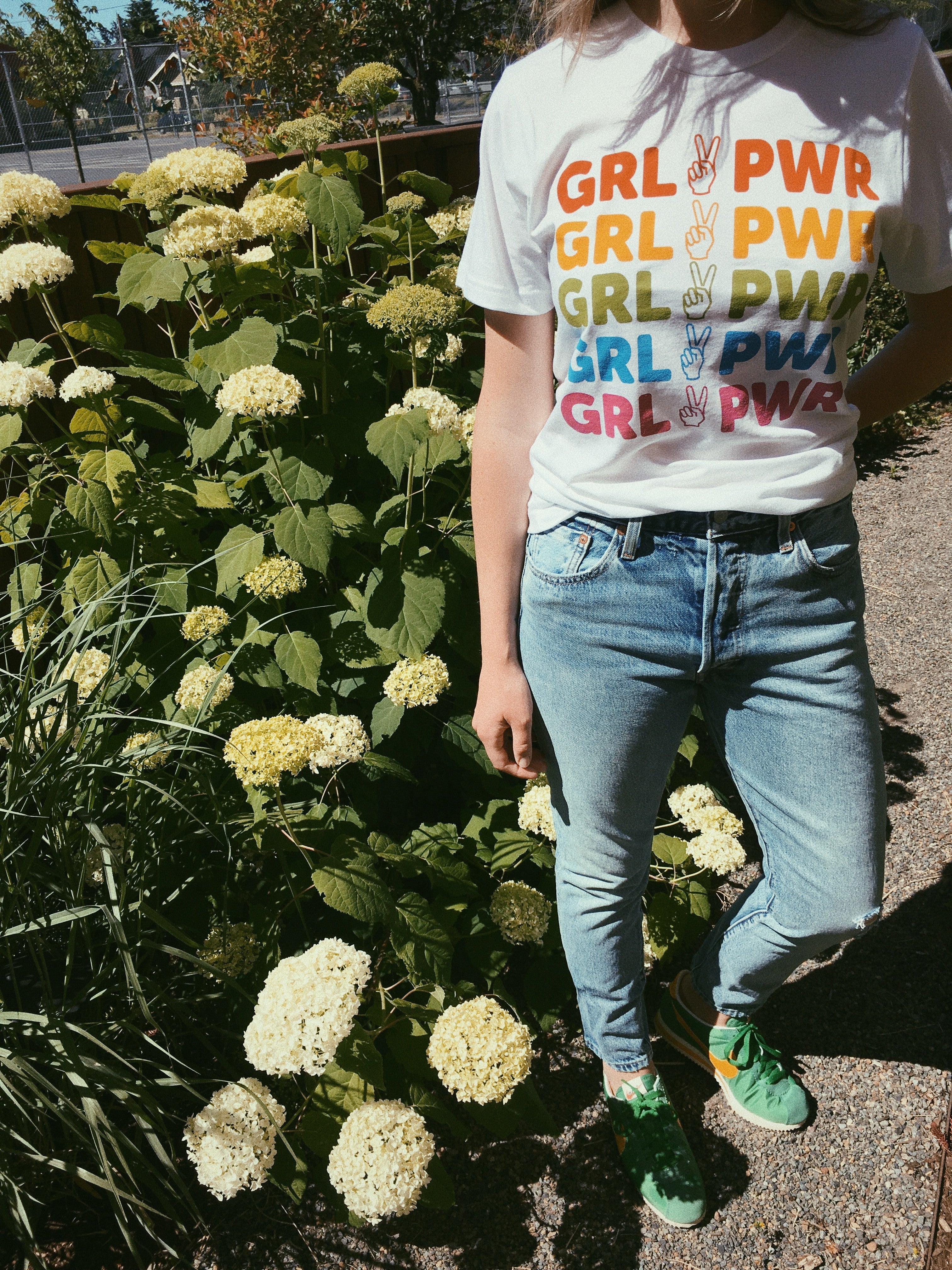 girl power rainbow tee - 15