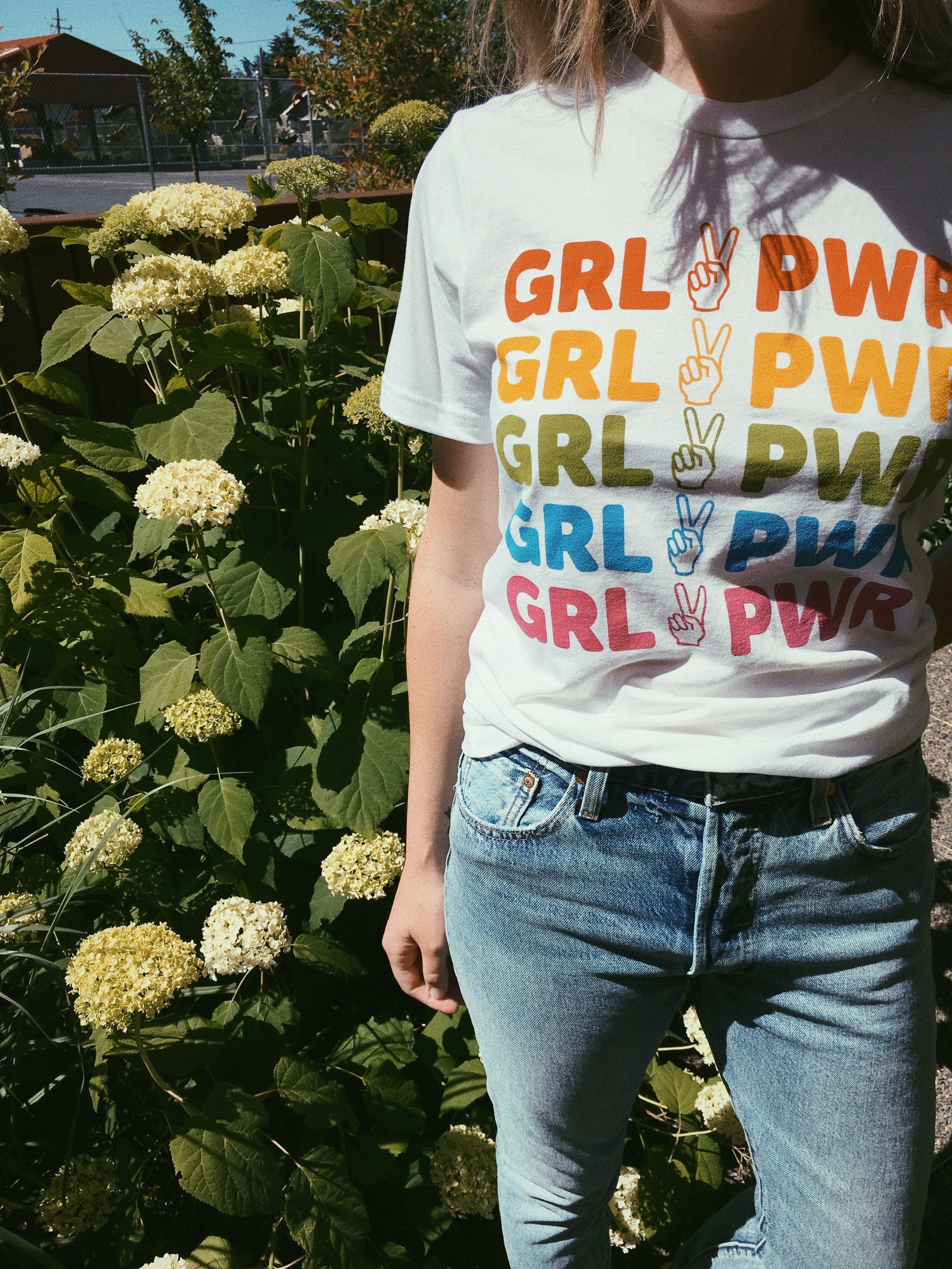 girl power rainbow tee - 20