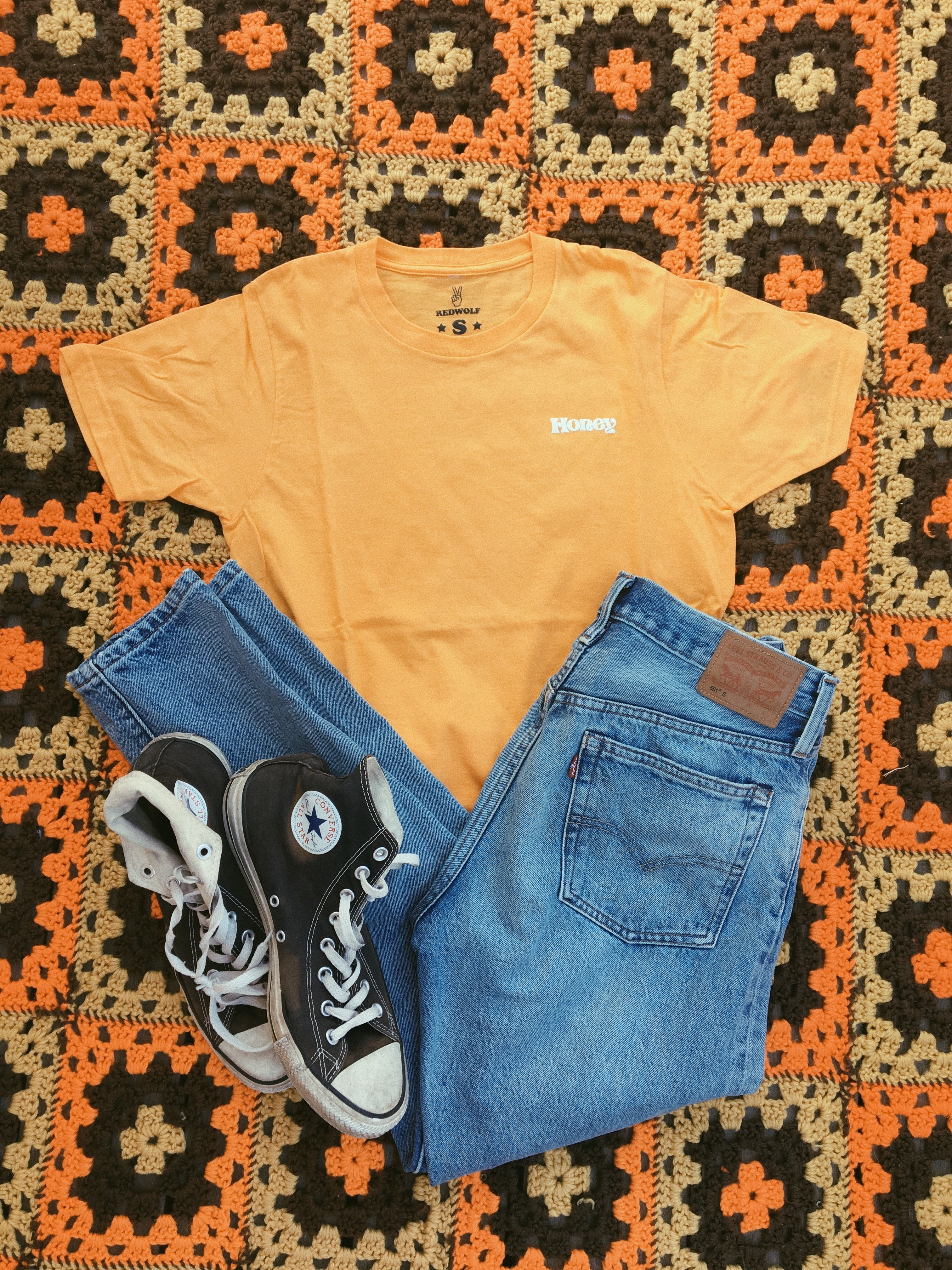 honey tee yellow sample sale - 6