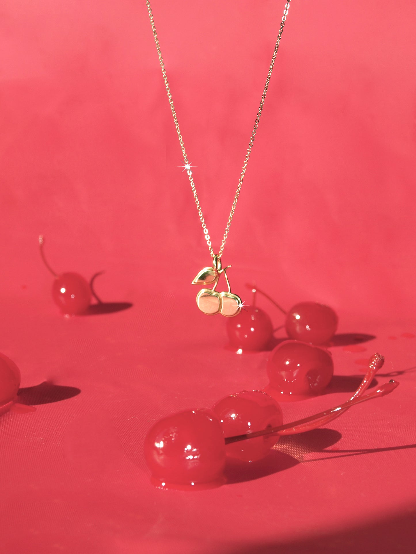  Jewelry - Cherries Necklace - REDWOLF