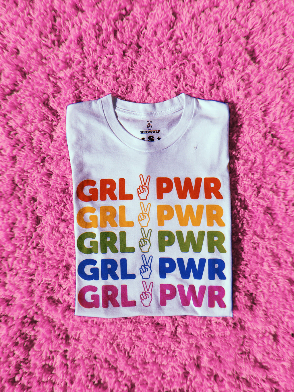 girl power rainbow tee - 7