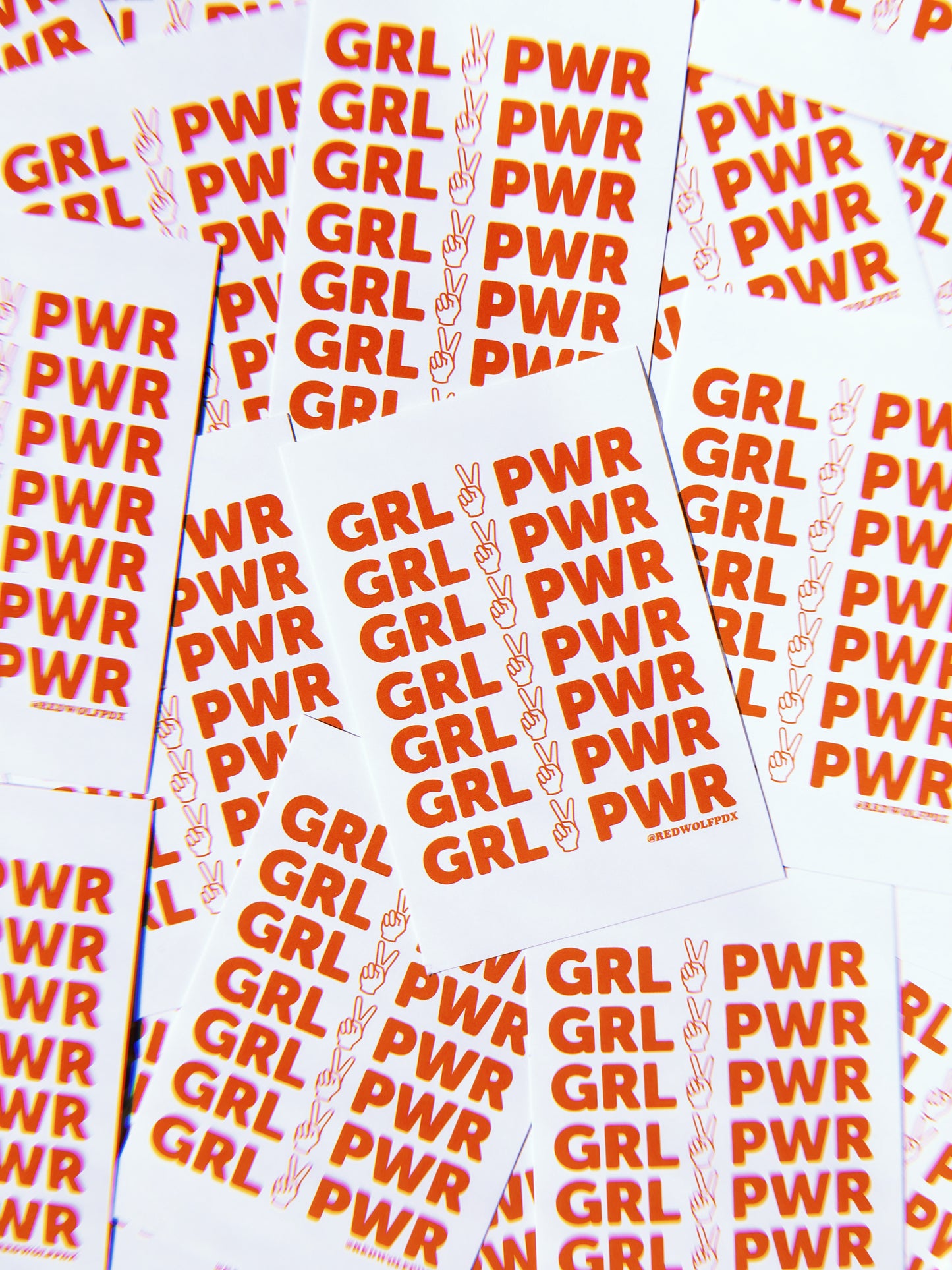  sticker - Girl Power Sticker - REDWOLF