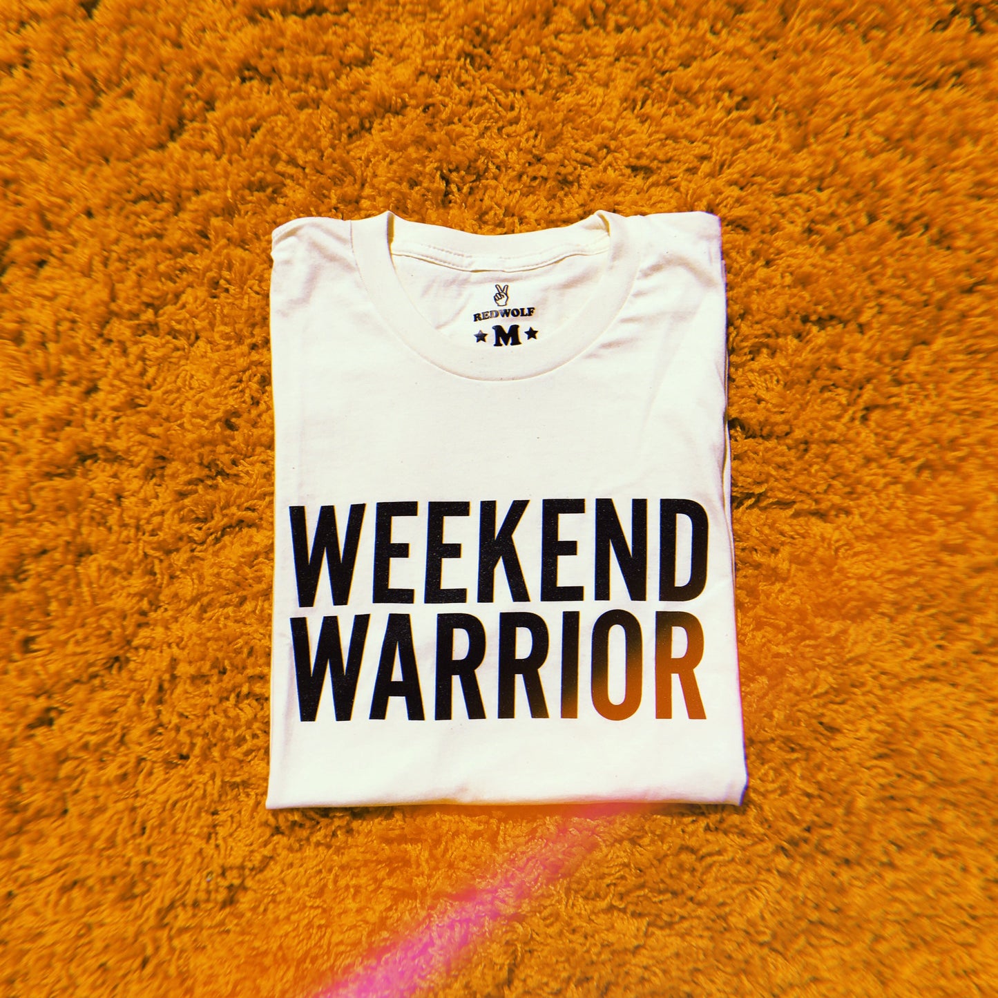  T-Shirts - Weekend Warrior Organic Cotton Tee - REDWOLF