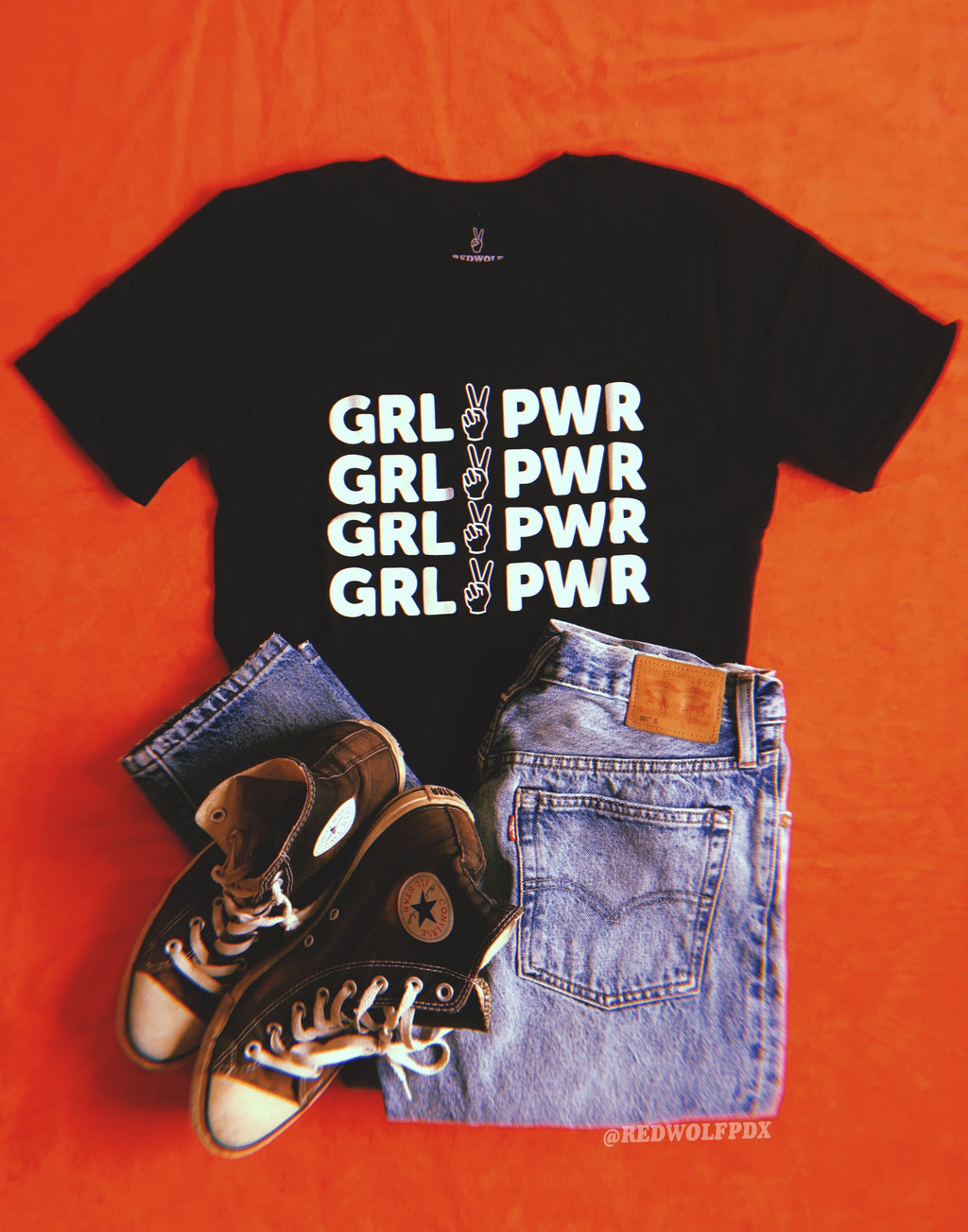 girl power tee black - 6
