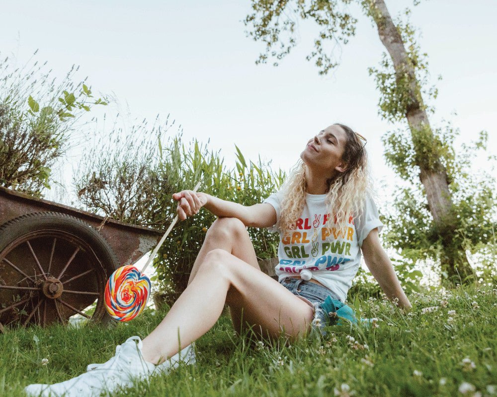 girl power rainbow tee - 12