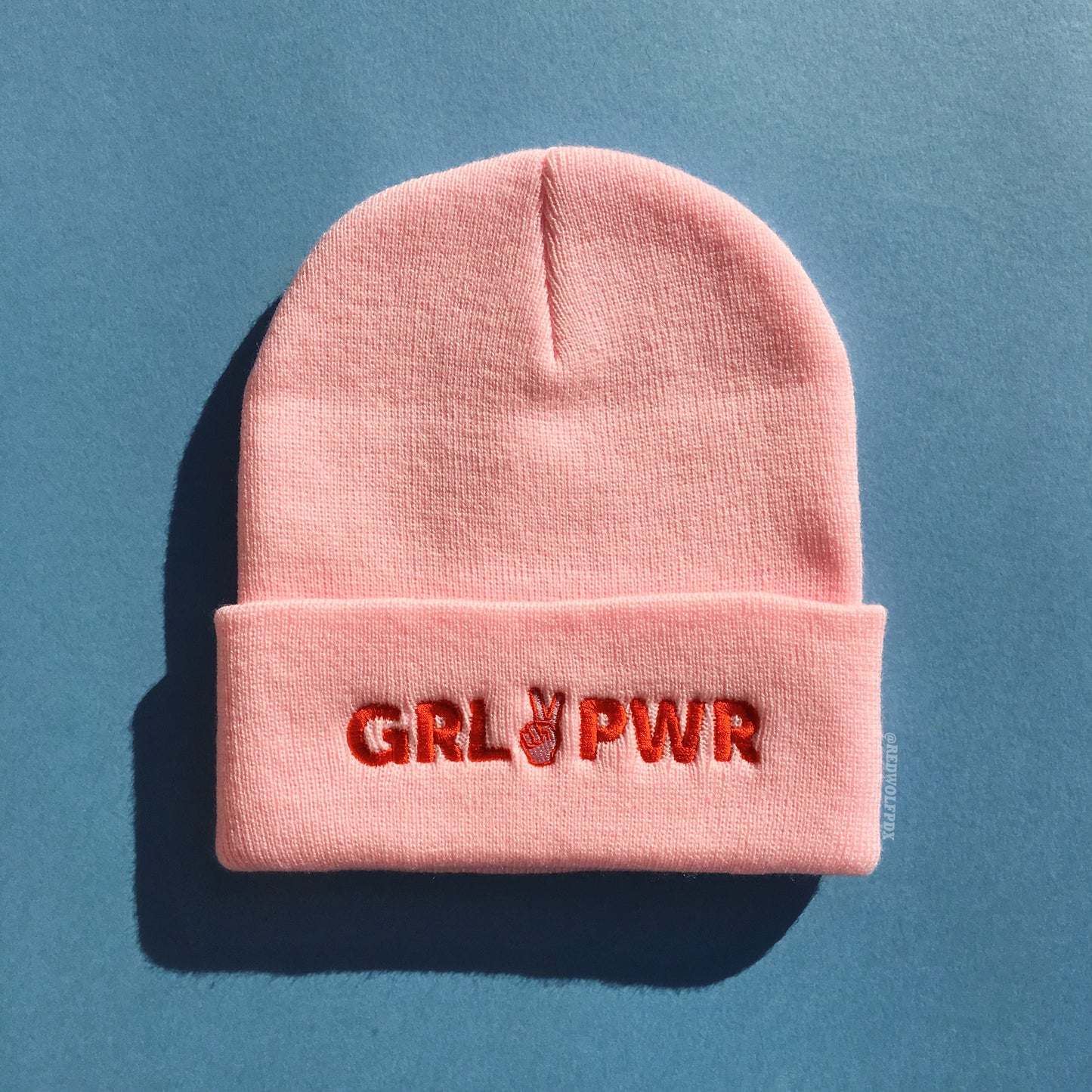  hat - GRL PWR Beanie - Pink - REDWOLF