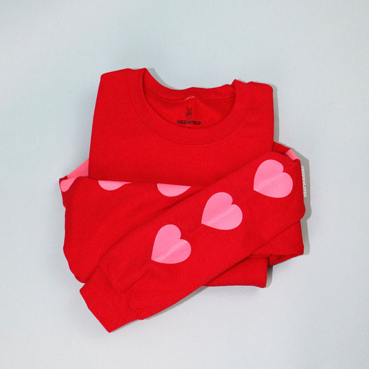 Heart Sleeve Sweatshirt