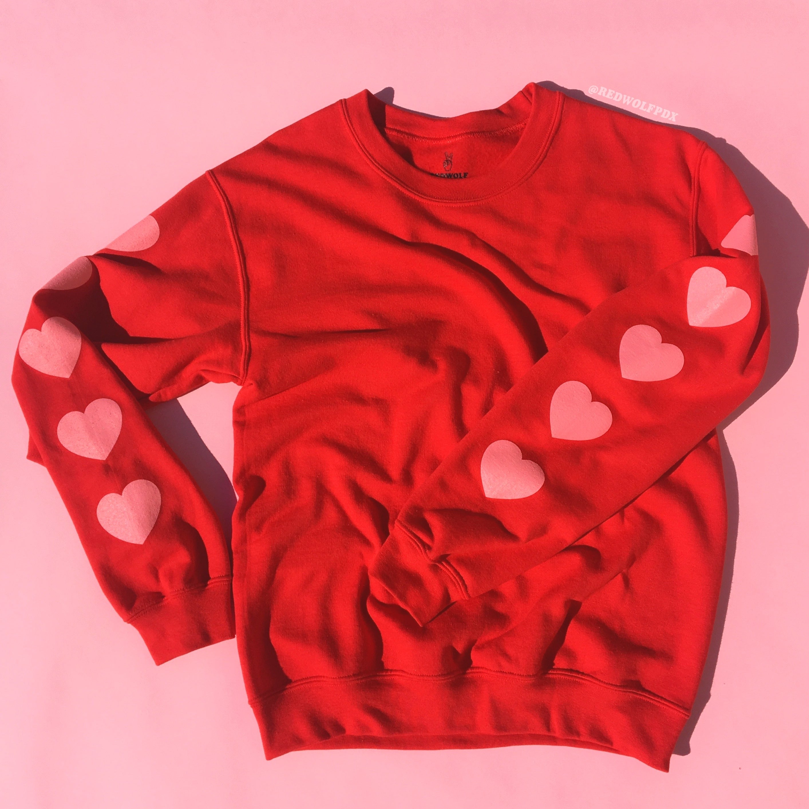 Heart Sleeve Sweatshirt - 2