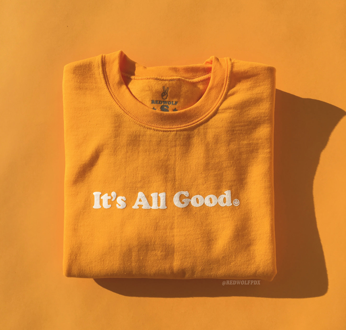  sweatshirt - IT'S ALL GOOD SWEATSHIRT - REDWOLF
