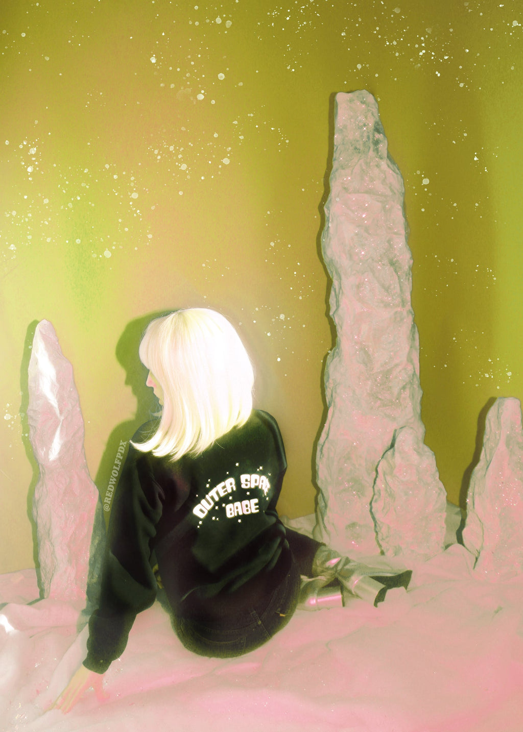 outer space babe sweatshirt - 2