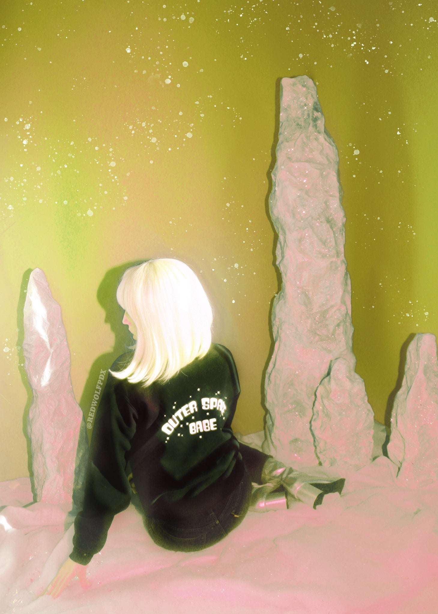 outer space babe sweatshirt - 2