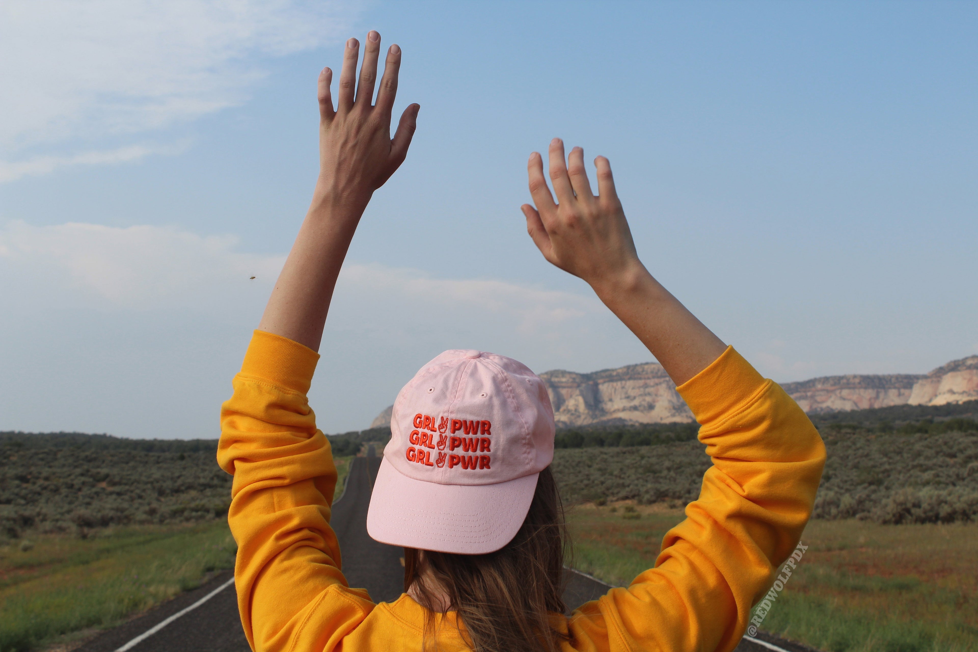 GIRL POWER Baseball Cap - Light Pink - 7