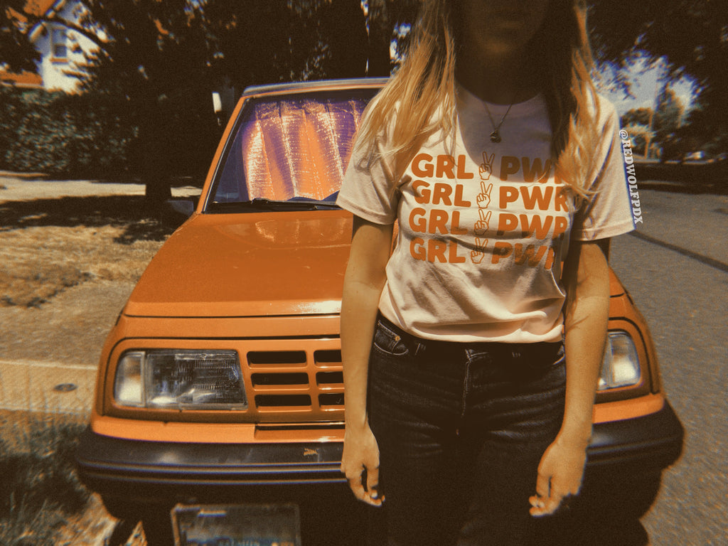 girl power tee pink - 7