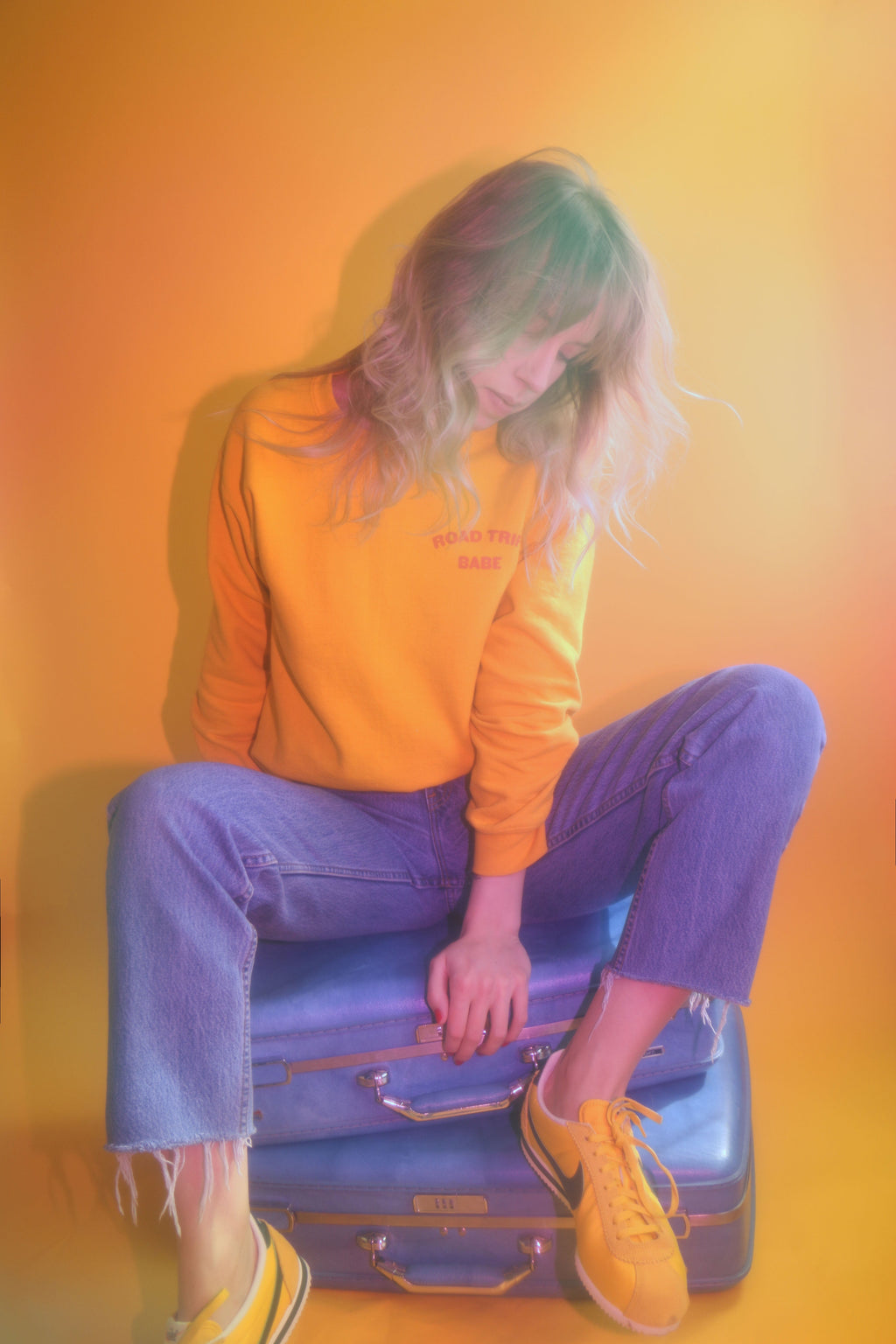 road trip babe sweatshirt - 10