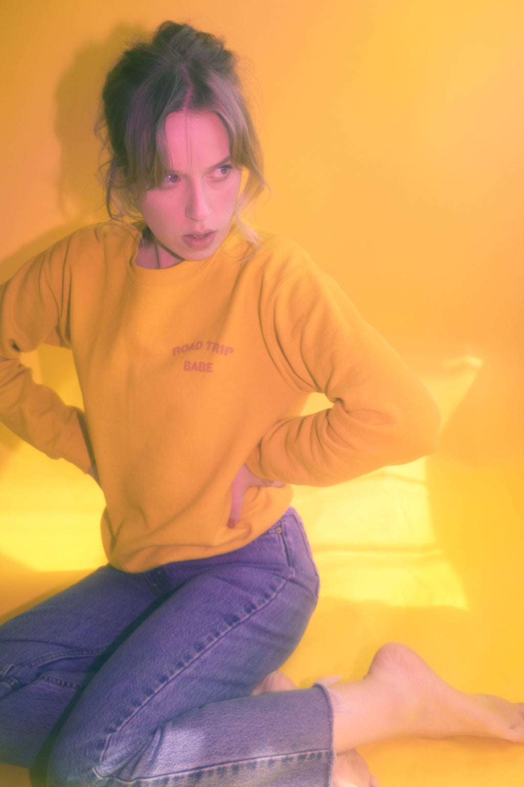 road trip babe sweatshirt - 8