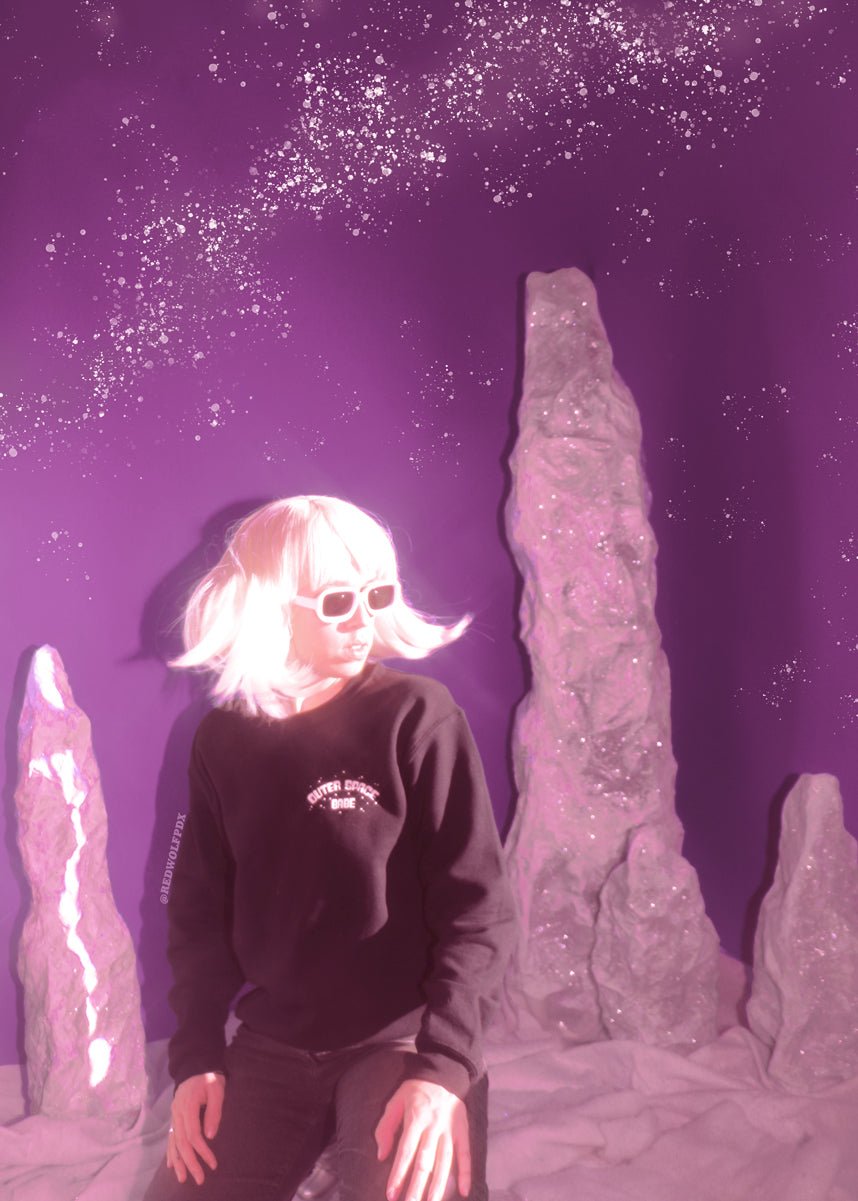 outer space babe sweatshirt - 7