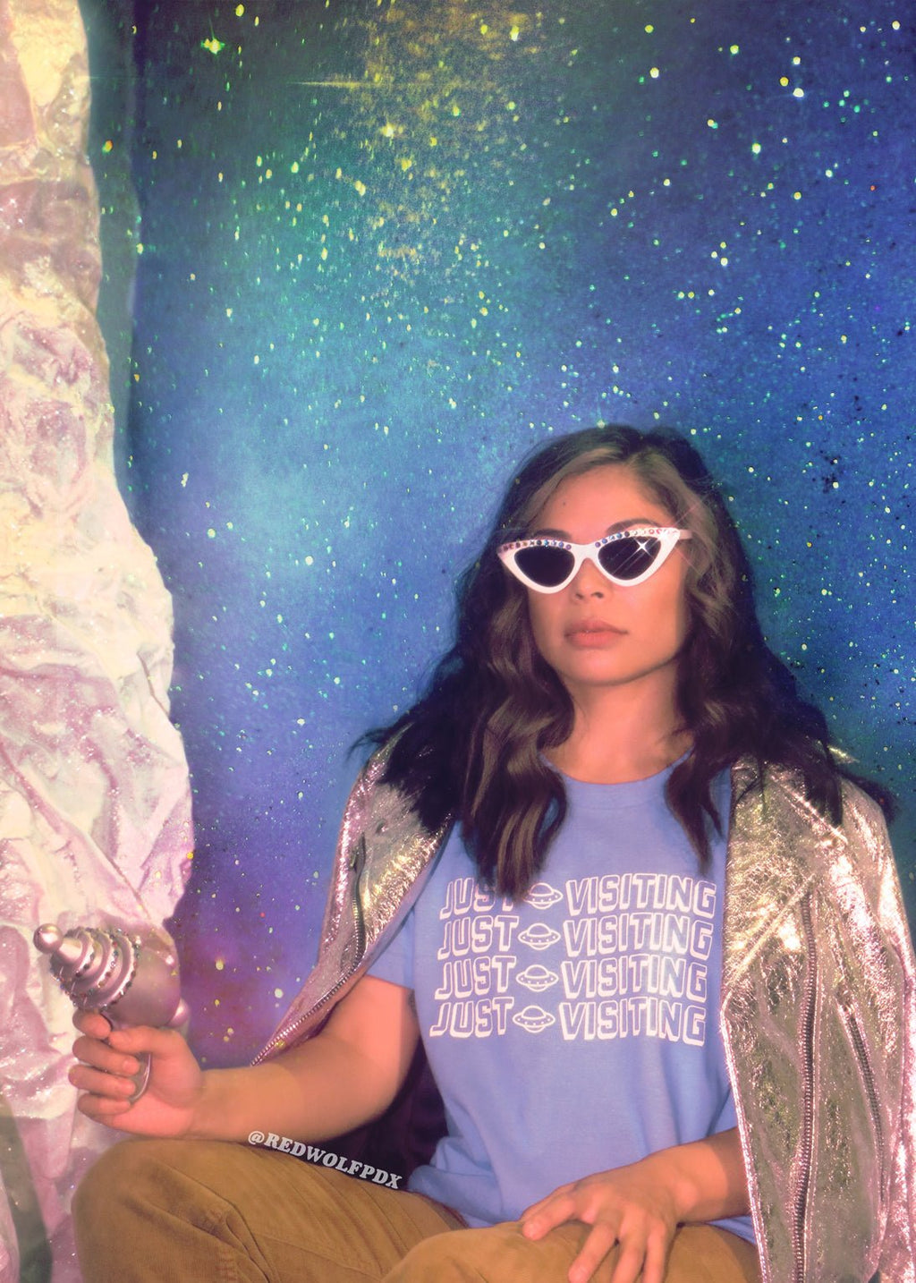 just visiting tee - 0